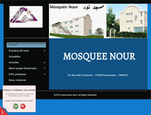 Tablet Screenshot of mosqueenour.com